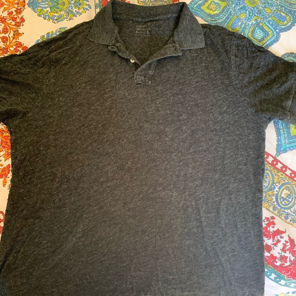 J Crew Men’s Jersey Knit Polo - Large
